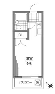 クレセントハイムの間取り画像