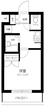 ヴェルト池袋の間取り画像