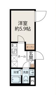 クォーク川崎の間取り画像