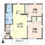 シャーメゾン方木田の間取り画像