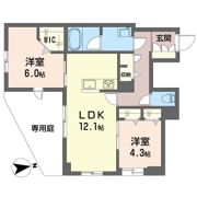 ボヌールの間取り画像