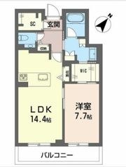 ウィズプラス浦和美園 ウエスト D棟の間取り画像