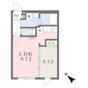 quador新瑞橋の間取り画像