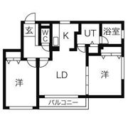 クオーレ澄川の間取り画像
