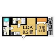 LE COCON 四日市Ⅹの間取り画像