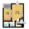 LE COCON 四日市Ⅹの間取り画像