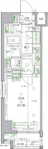 クレヴィスタ板橋西台Ⅱの間取り画像