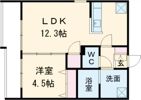 仮)GA-千歳緑町1丁目MSの間取り画像