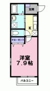 エスポワ－ル北山の間取り画像