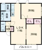 BIRD LAND たまで A・B棟の間取り画像
