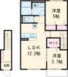 仮称)姫路市白鳥台3丁目アパートの間取り画像