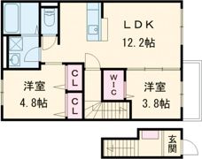 ハイムレトア飾東 A棟の間取り画像