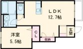 ハイムレトア飾東 B棟の間取り画像