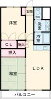 大歳マンションの間取り画像