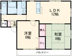 デュオ田寺の間取り画像