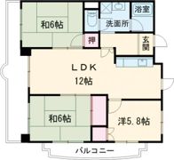 城西シティー彦和の間取り画像