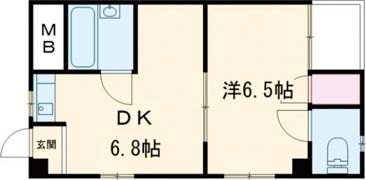 THE CITY砥堀の間取り画像