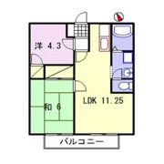 サンライフ森の西の間取り画像
