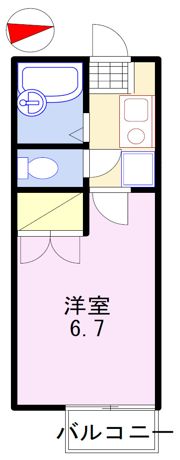 キャトルセゾン福崎の間取り画像