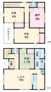 クレイドルガーデン泉佐野市日根野第9 1号棟の間取り画像
