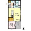 TORISIA売市の間取り画像