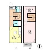 リースランドIP Fの間取り画像
