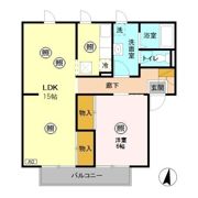 メゾン志藤 Bの間取り画像