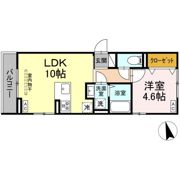 D'Bless横濱赤門通りの間取り画像