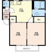アグリベールELLE Bの間取り画像