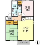 ドエルコンフォート Cの間取り画像