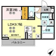 (仮称)ディアライズ旭通り B棟の間取り画像