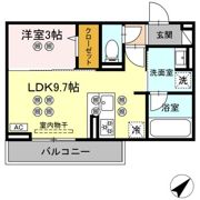 (仮称)ディアライズ旭通り B棟の間取り画像
