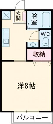 桜ヴィレッジAの間取り画像