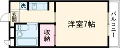 パールハイツ有岡の間取り画像