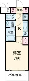プレサンス三宮東フィールの間取り画像