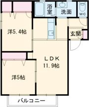 バリュージュ西島Cの間取り画像