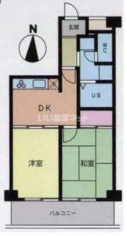 グランディールの間取り画像