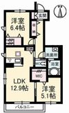 プロヌーブ福島の間取り画像