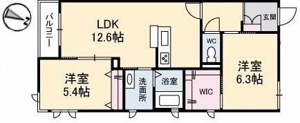 GRANTAGE下関Ⅳの間取り画像