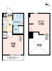 Amber Dawn（アンバードーン）の間取り画像