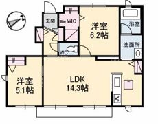 ミレーコラジオ 福田公園 A棟の間取り画像