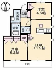 ソルコート C棟の間取り画像