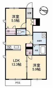 ぷらんどーるの間取り画像