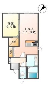 メルヴェール神山Ⅱの間取り画像