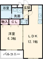 フジパレス ヴァンヴェールの間取り画像