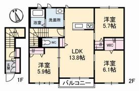 エルヴィータの間取り画像