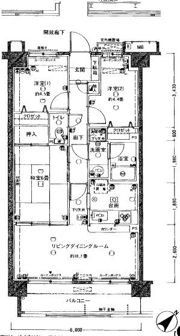プラネ春日部中央の間取り画像