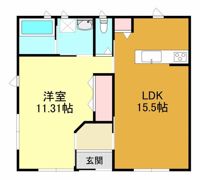 モアコンフォートCの間取り画像