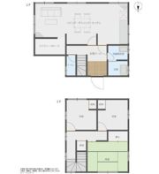 亀川戸建の間取り画像