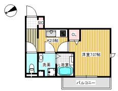 Surfinia堅田の間取り画像